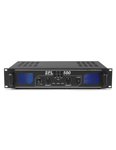 SKYTEC, AMPLIFICADOR 2X 250W CON ECUALIZADOR - SPL500EQ