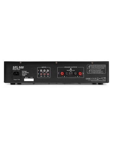 SKYTEC, AMPLIFICADOR 2X 250W CON ECUALIZADOR - SPL500EQ
