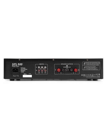 SKYTEC, AMPLIFICADOR 2X 250W CON ECUALIZADOR - SPL500EQ