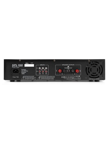 SKYTEC, AMPLIFICADOR 2X 500W CON ECUALIZADOR - SPL1000EQ