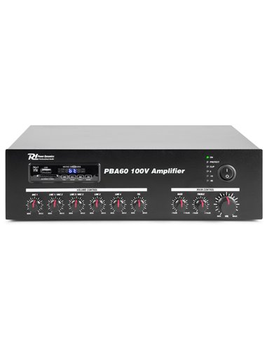 PBA60 AMPLIFICADOR LINEA 100V 60W