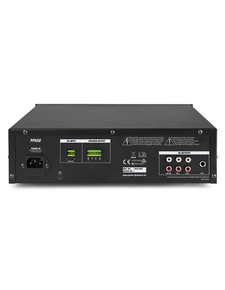 PPA50 MEZCLADOR AMPLIFICADOR 100V - 50W
