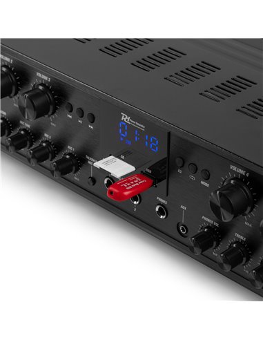 PV260BT AMPLIFICADOR DE AUDIO DE 6 ZONAS 600W