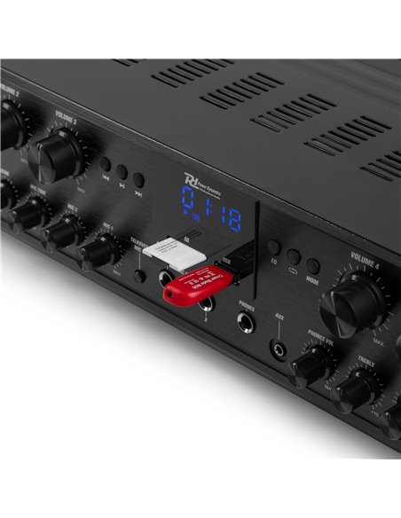 PV260BT AMPLIFICADOR DE AUDIO DE 6 ZONAS 600W