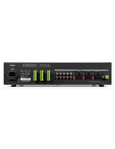 PRM606 AMPLIFICADOR MATRIX DE 6 ZONAS 6 X 60W LÍNEA DE 100V