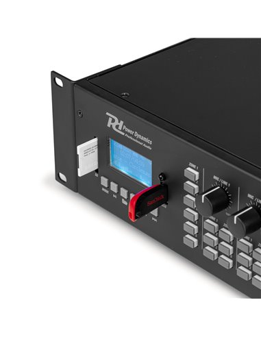 PRM606 AMPLIFICADOR MATRIX DE 6 ZONAS 6 X 60W LÍNEA DE 100V