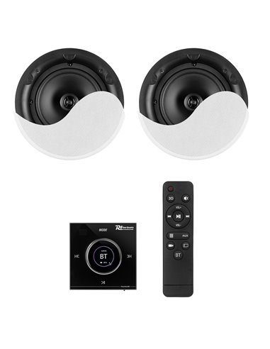 POWERLINE B50BSET CONJUNTO AMPLIFICADOR PARA EMPOTRAR EN PARED CON 2 ALTAVOCES DE TECHO