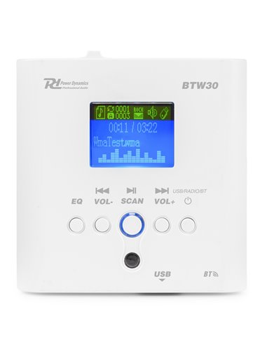 BTW30 SISTEMA DE AUDIO PARA PARED 2 X15W BT