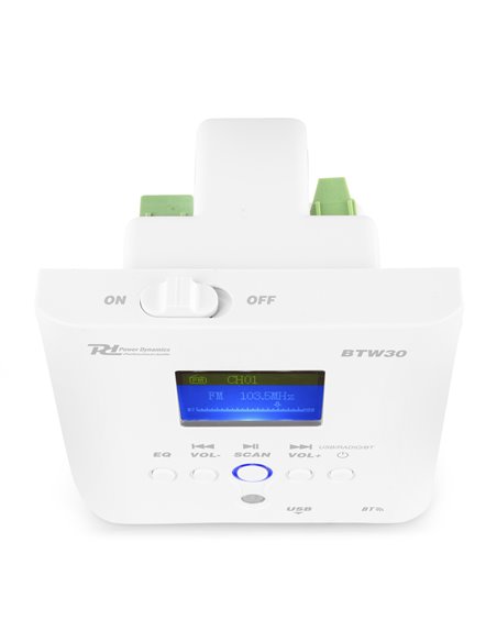 BTW30 SISTEMA DE AUDIO PARA PARED 2 X15W BT