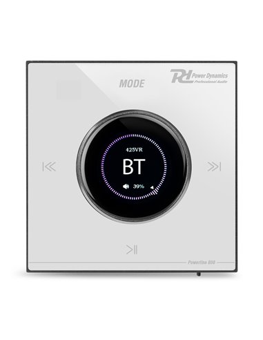 POWERLINE B50W AMPLIFICADOR EMPOTRABLE BT/LCD BLANCO