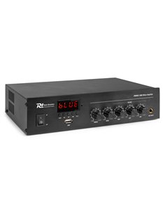 PDM45 MEZCLADOR – AMPLIFICADOR 100V CON BT Y REPRODUCTOR MEDIA 45W