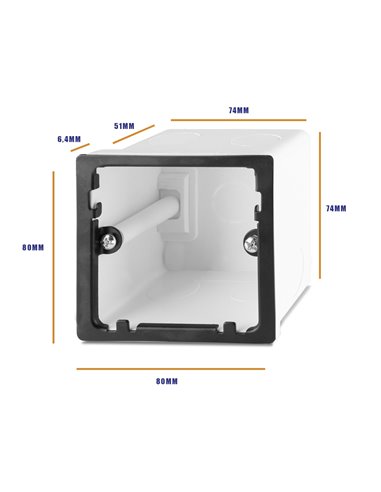 POWERLINE A50B AMPLIFICADOR EMPOTRABLE BT NEGRO