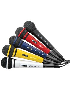 DM120 SET KARAOKE DE 5 MICRÓFONOS DINÁMICOS
