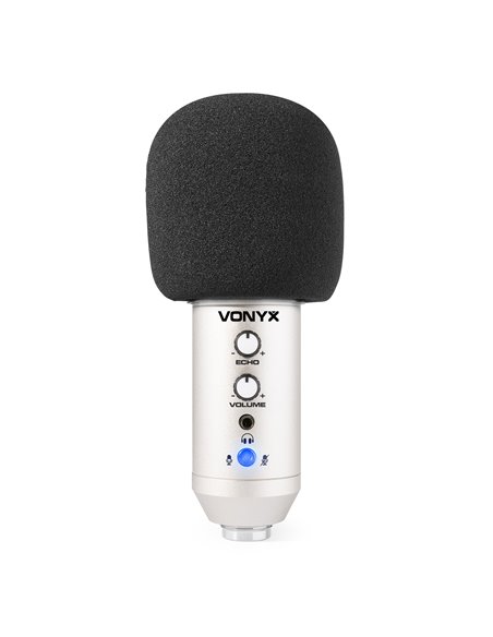 CM320S MICRÓFONO ESTUDIO USB TITANIO CON ECHO