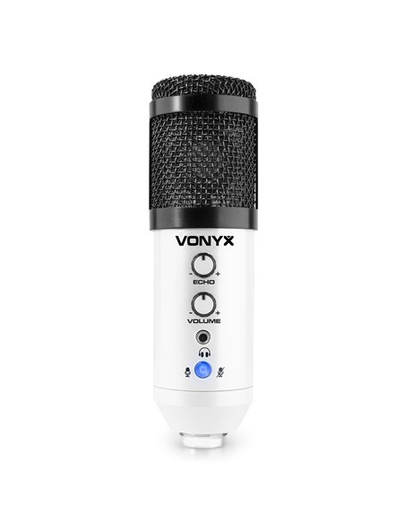 CM320W MICRÓFONO ESTUDIO USB BLANCO CON ECHO