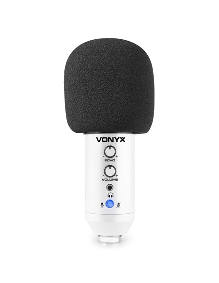 CMS320W KIT DE MICRÓFONO ESTUDIO USB BLANCO CON ECHO