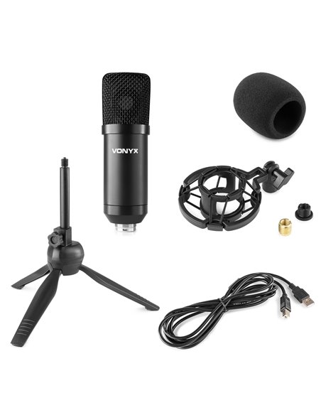 CM300B MICRÓFONO DE ESTUDIO USB NEGRO