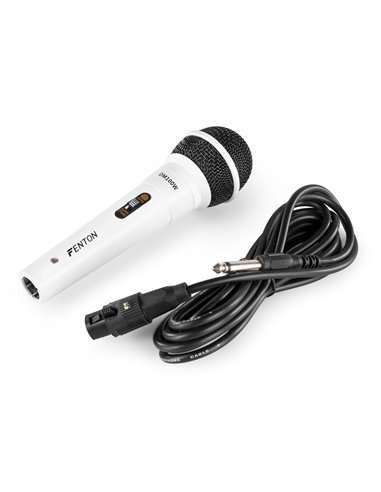 DM100W MICRÓFONO DINÁMICO BLANCO