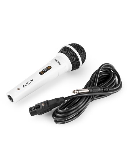 DM100W MICRÓFONO DINÁMICO BLANCO