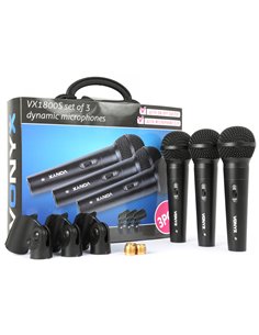 VX1800S MICROFONO DINAMICO SET 3PCS 2