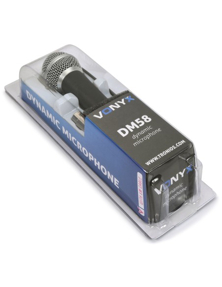 InicioSonidoMicrofonosWired Microphones Vonyx DM58 MICROFONO DINAMICO vista 4