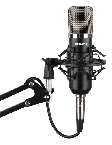 CMS400 CONJUNTO ESTUDIO / MICRO DE CONDENSOR CON SOPORTE Y PARAVIENTOS