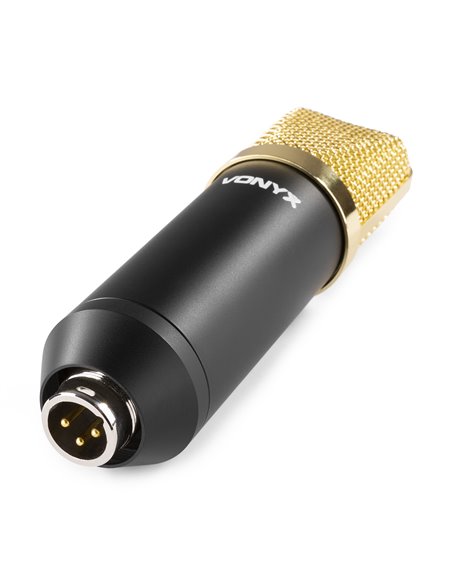 CM400 MICROFONO DE ESTUDIO DE CONDENSADOR NEGRO/ORO