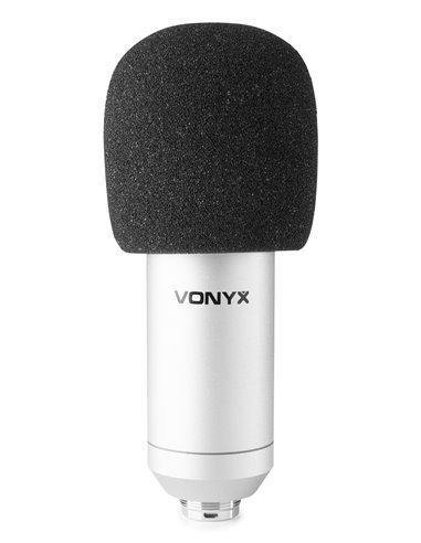 CMS300S MICRÓFONO DE ESTUDIO SET USB PLATA