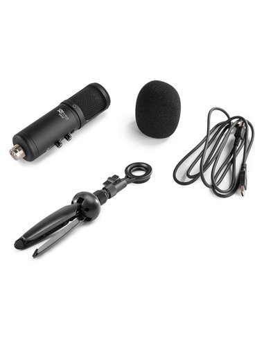 PCM120 CONJUNTO MICRÓFONO CONDENSEDOR USB
