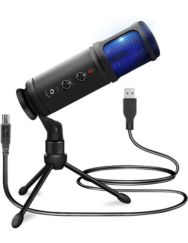 PCM120 CONJUNTO MICRÓFONO CONDENSEDOR USB