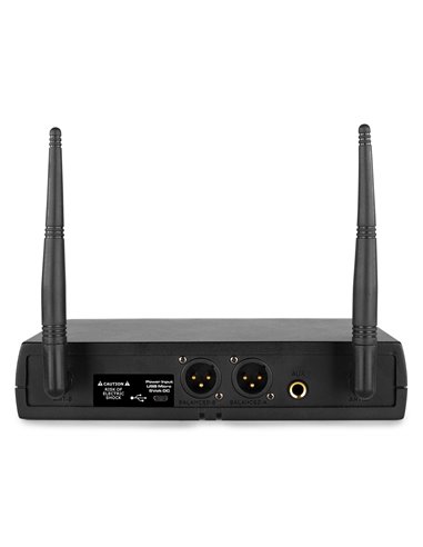 WM62B MICRÓFONO INALÁMBRICO UHF 16CH CON 2 PETACAS