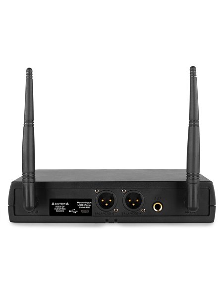 WM62B MICRÓFONO INALÁMBRICO UHF 16CH CON 2 PETACAS