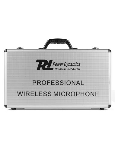 PD524 SET DE MICRÓFONO INALÁMBRICO UHF CON 4 MICRÓFONOS DE MANO