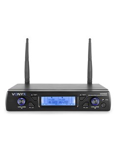 WM62 MICRÓFONO INALÁMBRICO UHF 16CH CON 2 MICRÓFONOS DE MANO 2