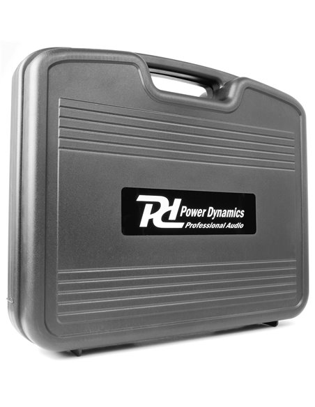 PD782 MICROFONO INALAMBRICO UHF 2X 8 CANALES CON 2 MICRÓFONOS