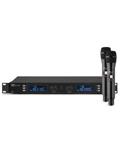 PD632H 2X 20 CANALES DIGITAL UHF MICRO INALAMBRICO CON 2 MICROS
