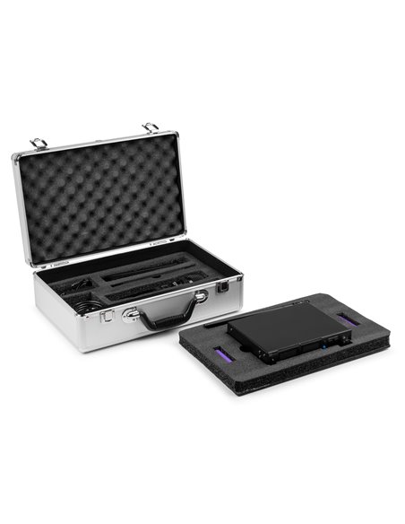 PD522 SET DE MICRÓFONO INALÁMBRICO UHF CON 2 MICRÓFONOS DE MANO