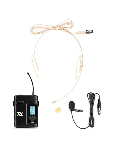 D220B MICRÓFONO INALÁMBRICO DE PETACA UHF 2X 80-CANALES, SISTEMA TRUE DIVERSITY