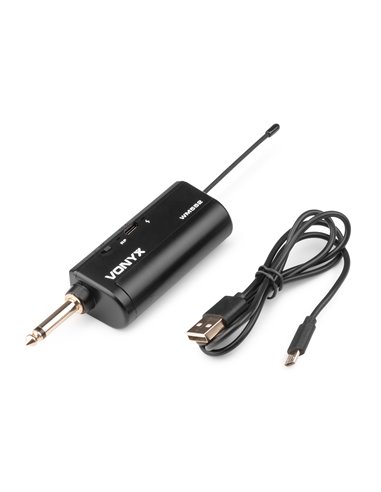 WM552B MICRÓFONO DE PETACA INALÁMBRICO UHF DUAL PLUG-AND-PLAY