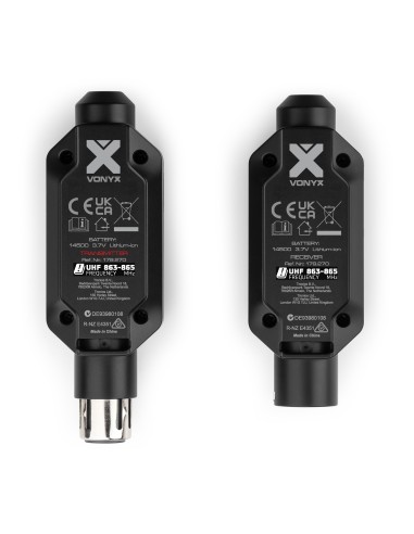 InicioSonidoMicrofonosAccessories Vonyx WAT200 SISTEMA INALÁMBRICO DE AUDIO UHF vista 4