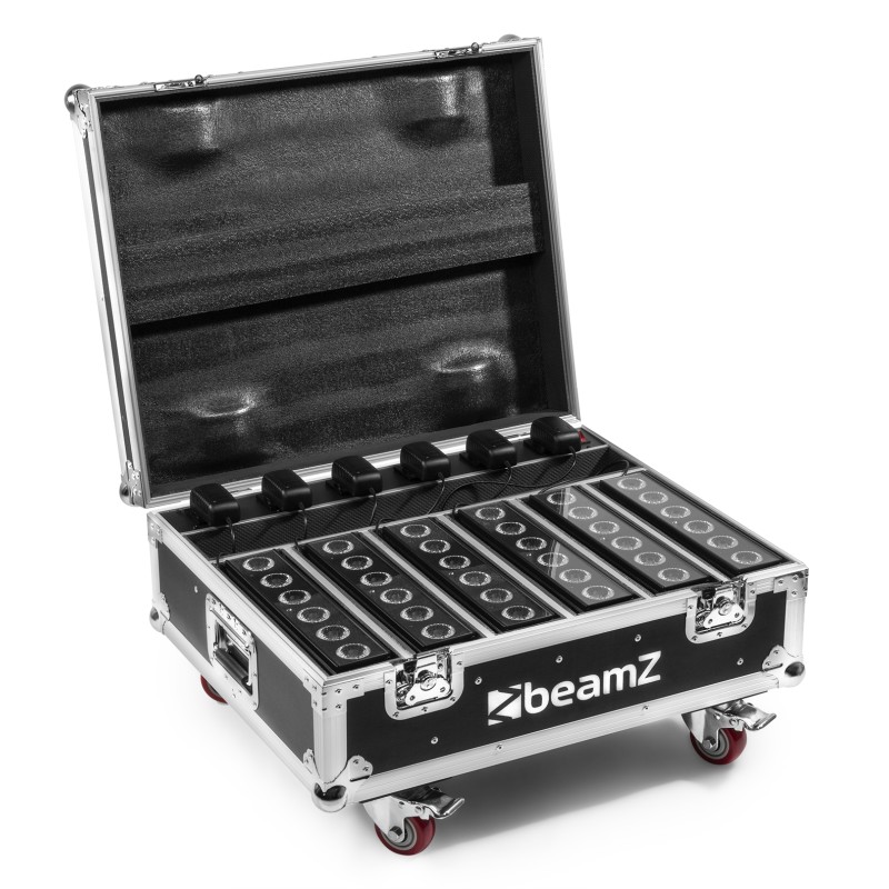 FCC12 FLIGHTCASE PARA 6X FOCOS SERIE BBP612 CHARGING