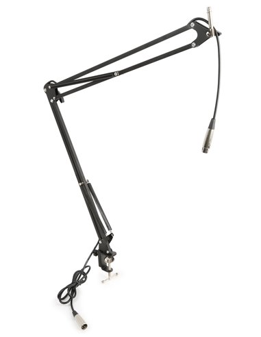 TS05 SOPORTE DE MESA PARA MICROS DE ESTUDIO CON CABLE INCORPORADO