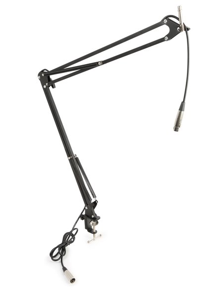 TS05 SOPORTE DE MESA PARA MICROS DE ESTUDIO CON CABLE INCORPORADO