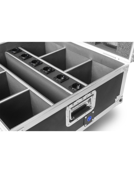 FCBP6 FLIGHTCASE PARA 6X WBP612IP CON CARGADOR
