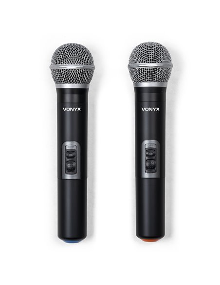 VMA106 MEZCLADOR AMPLIFICADO DE 6CH EN MALETA ABS CON 2 MICROS INALÁMBRICOS UHF