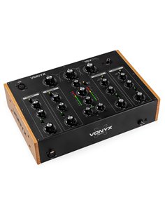 VDJ270 MEZCLADOR ROTATIVO DJ DE 4 CANALES