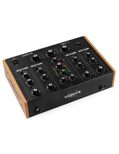 VDJ270 MEZCLADOR ROTATIVO DJ DE 4 CANALES
