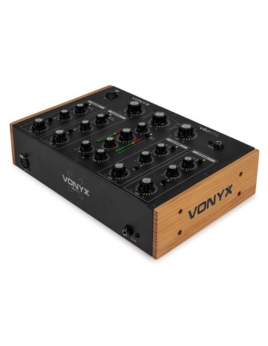 VDJ270 MEZCLADOR ROTATIVO DJ DE 4 CANALES