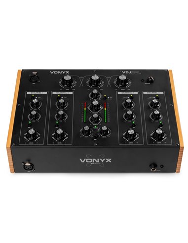 VDJ270 MEZCLADOR ROTATIVO DJ DE 4 CANALES