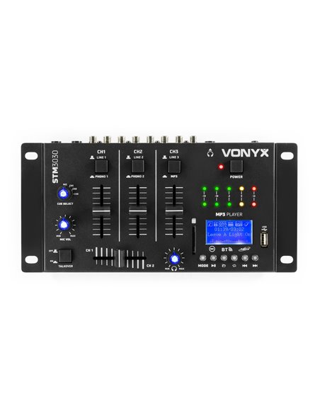 STM3030 MEZCLAFDOR 6 CANALES USB/MP3/BT/REC